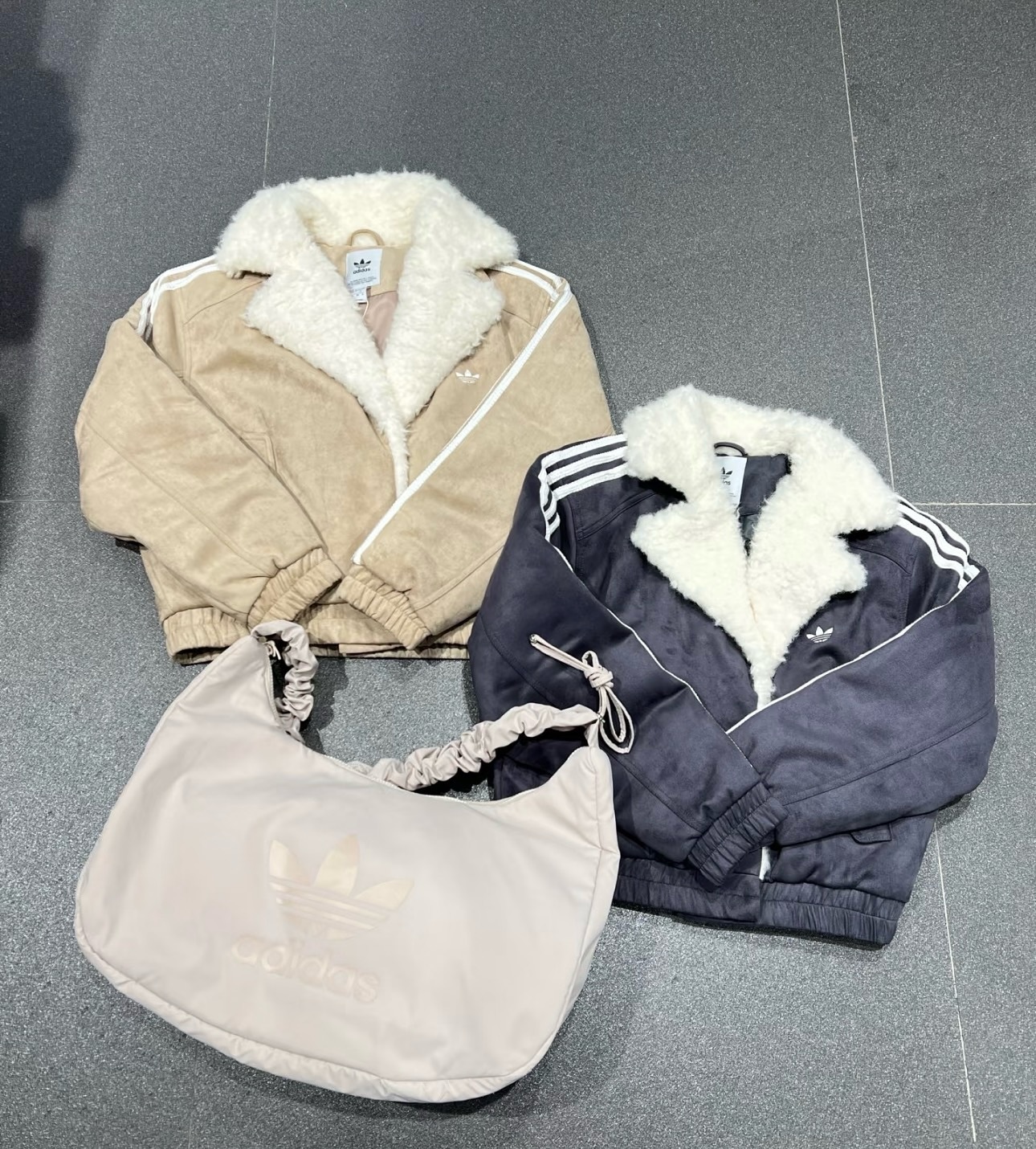 Adidas Retro Remix Padded Jacket 毛毛 外套 兩色 宋雨琦同款