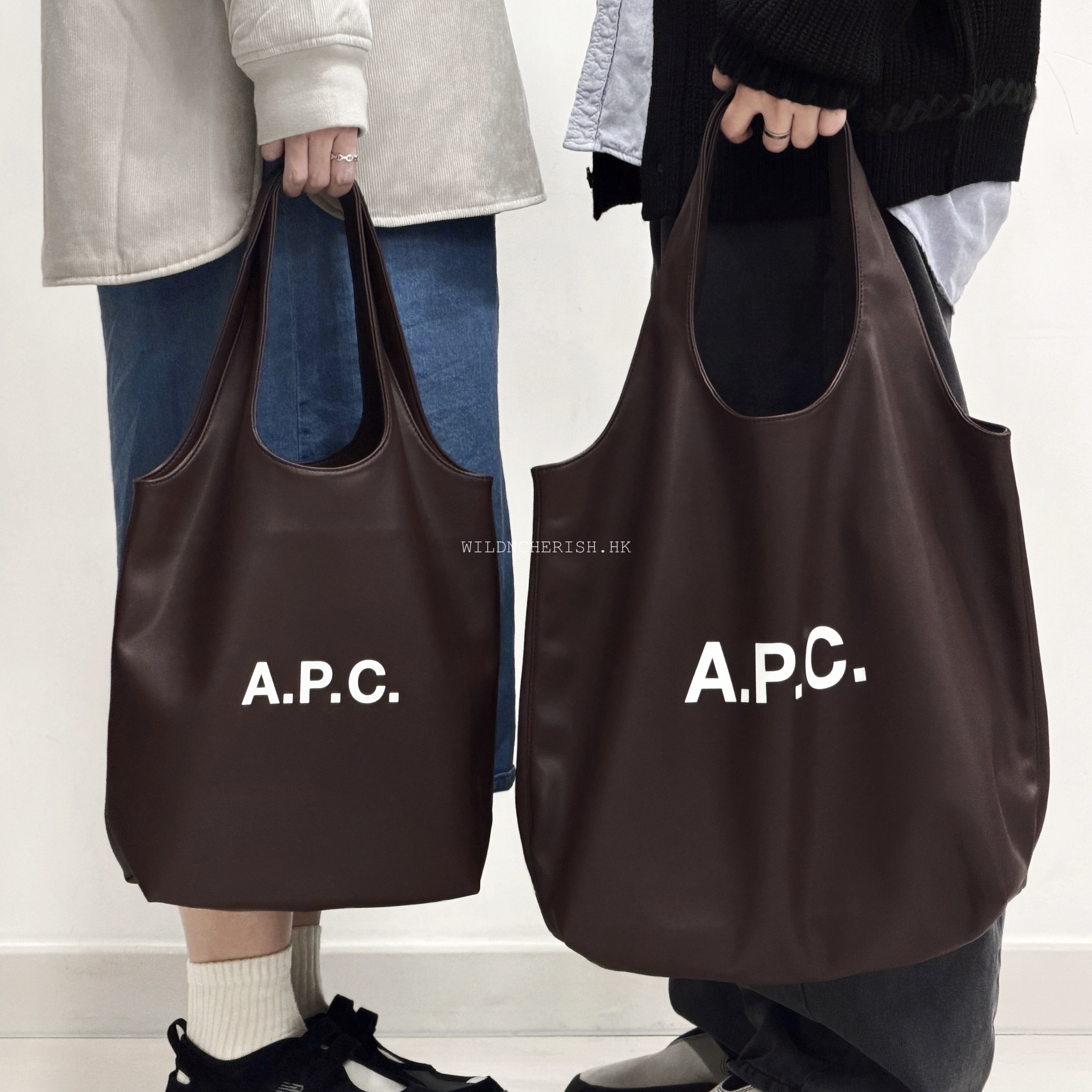 現貨 | A.P.C. Ninon Tote Bag 皮革 咖啡色
