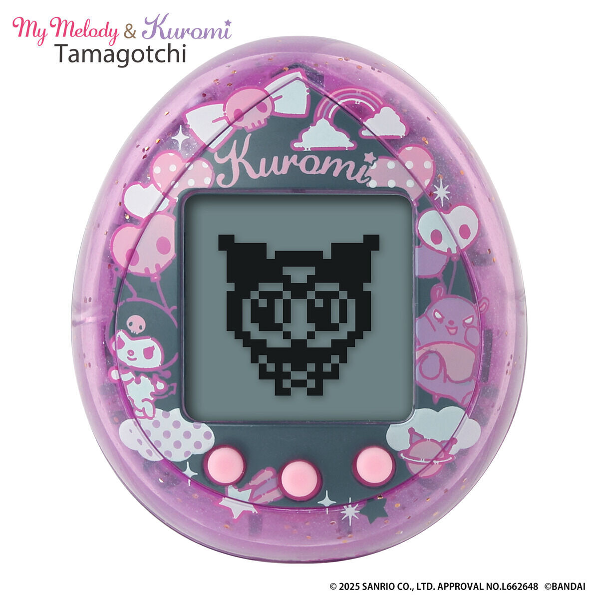 My Melody & Kuromi Tamagotchi Kuromi版