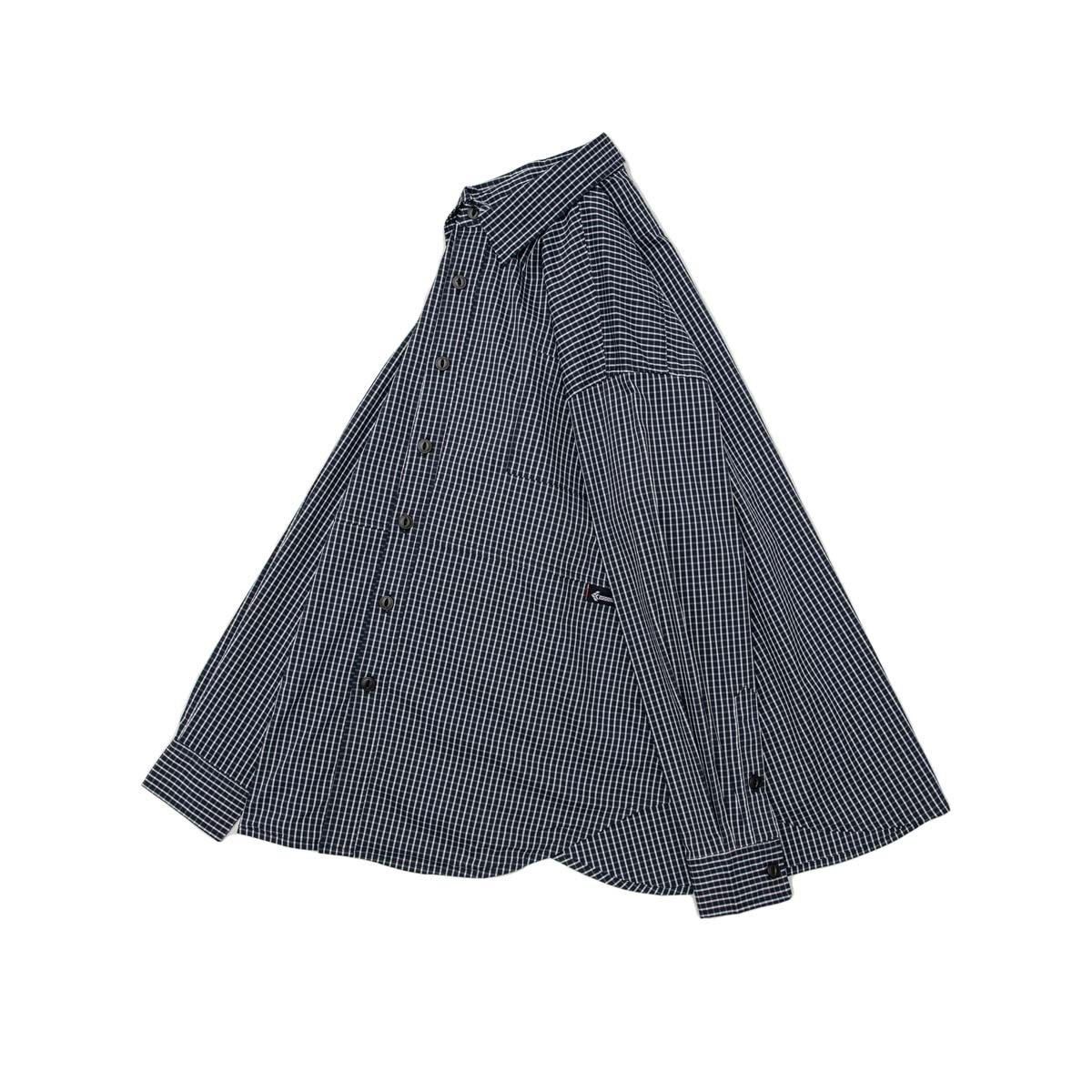 日系經典格紋廓形襯衫