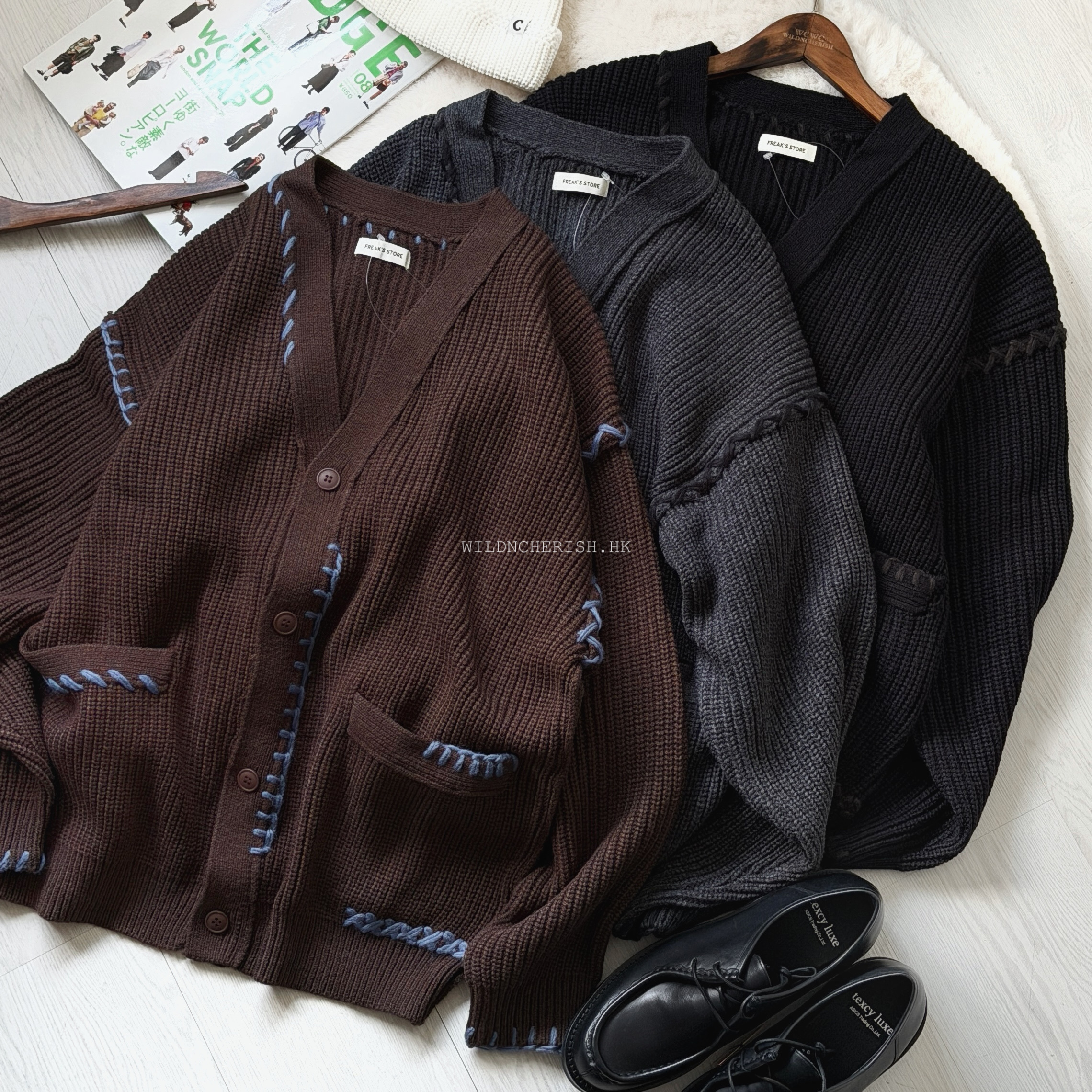 現貨 | Freak's Store Hand-Stitch Knit Cardigan 手工縫製