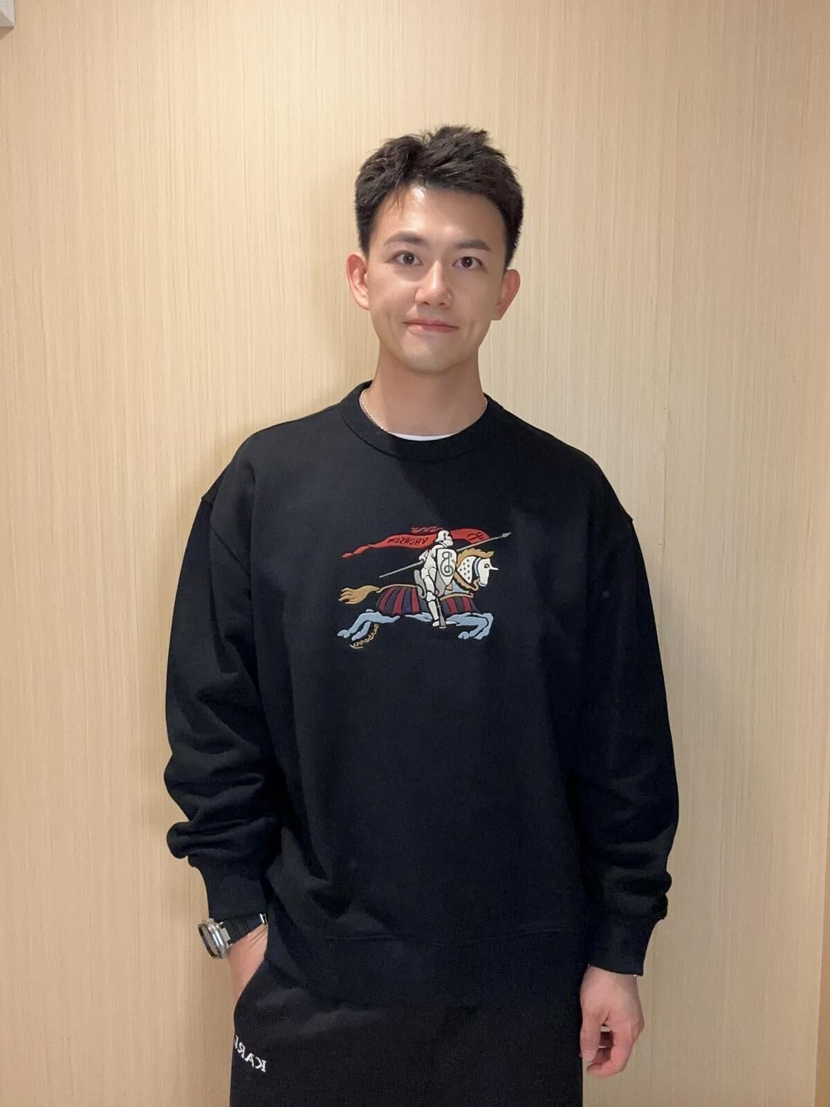 BBR 黑色 彩色戰馬 圓領衛衣 男女可穿