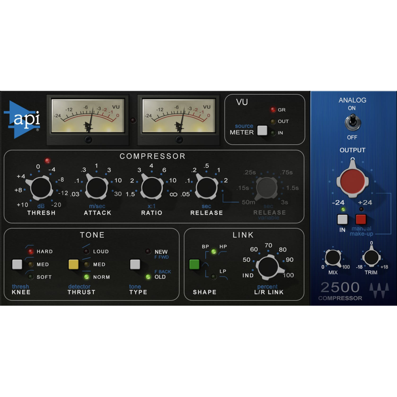 Waves API 2500｜壓縮器