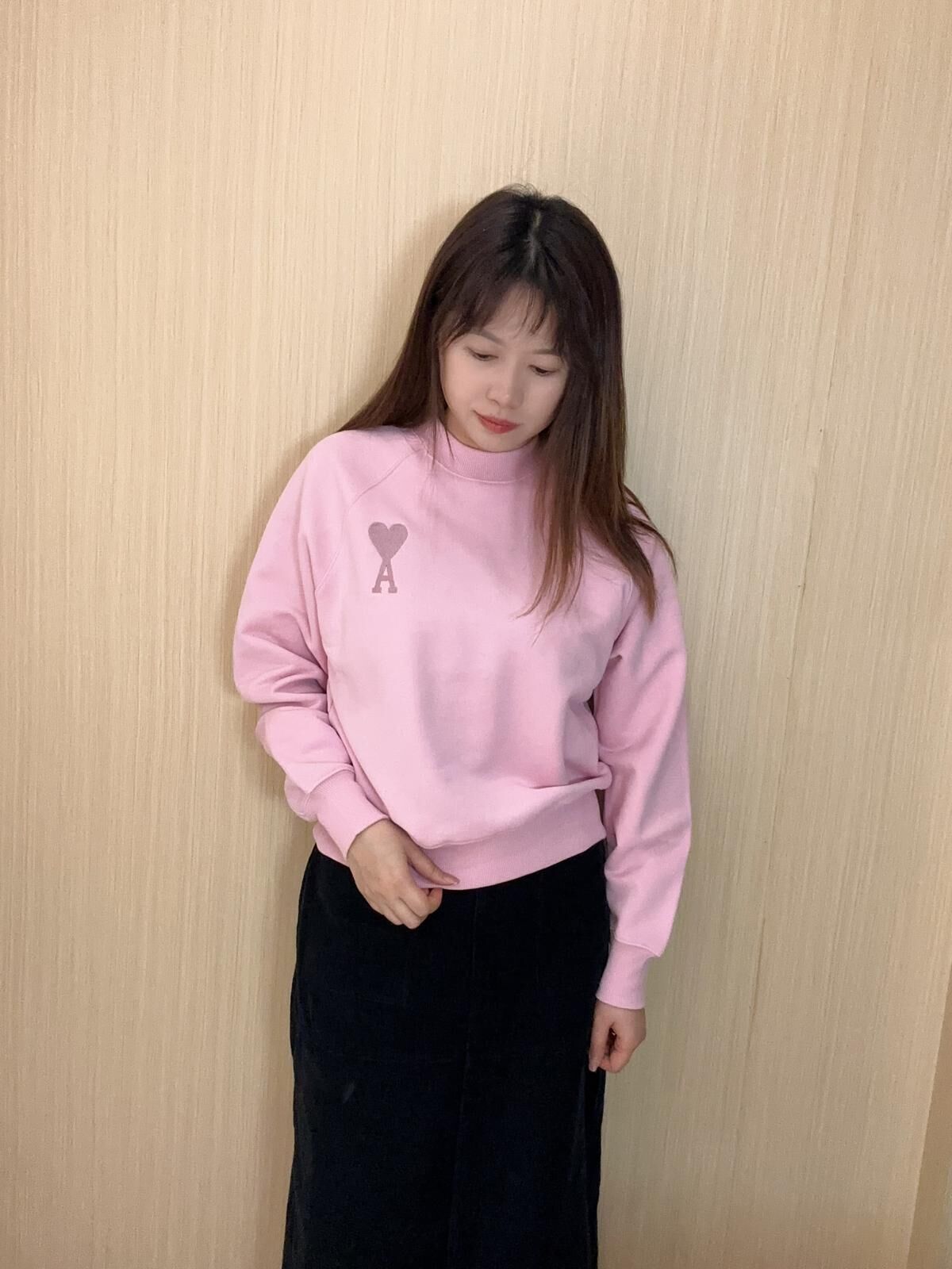 Ami 刺繡愛心馬卡龍系列 衛衣 男女同款