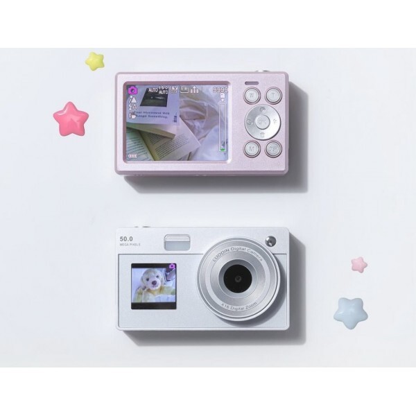 luodin 雙螢幕 復古CCD相機 內建濾鏡 掛繩