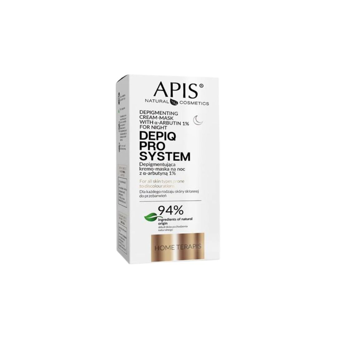 Apis DEPIQ PRO 1% α-Arbutin 熊果苷祛色素淡斑晚霜面膜 50 ml