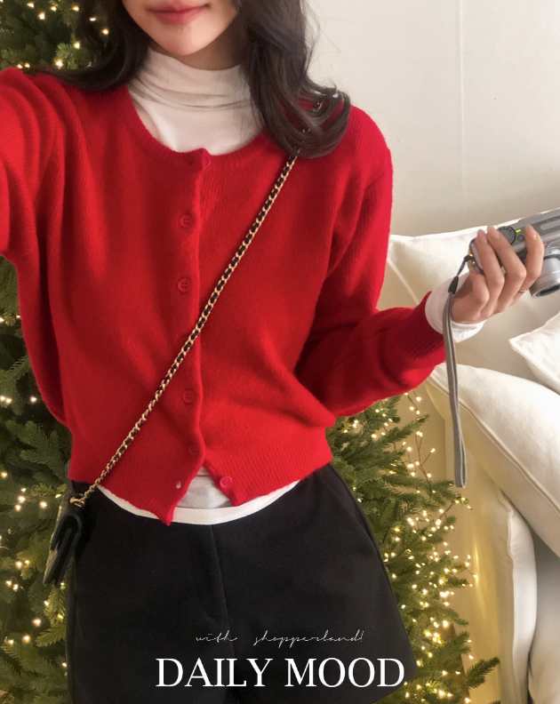 秋冬預訂｜【圓領/V領】每週基本款V領/圓領針織開襟衫（12種顏色）