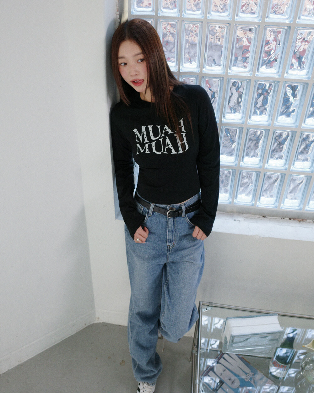 預訂｜MUAHMUAH HEART POINT CROP T-SHIRT [2color]