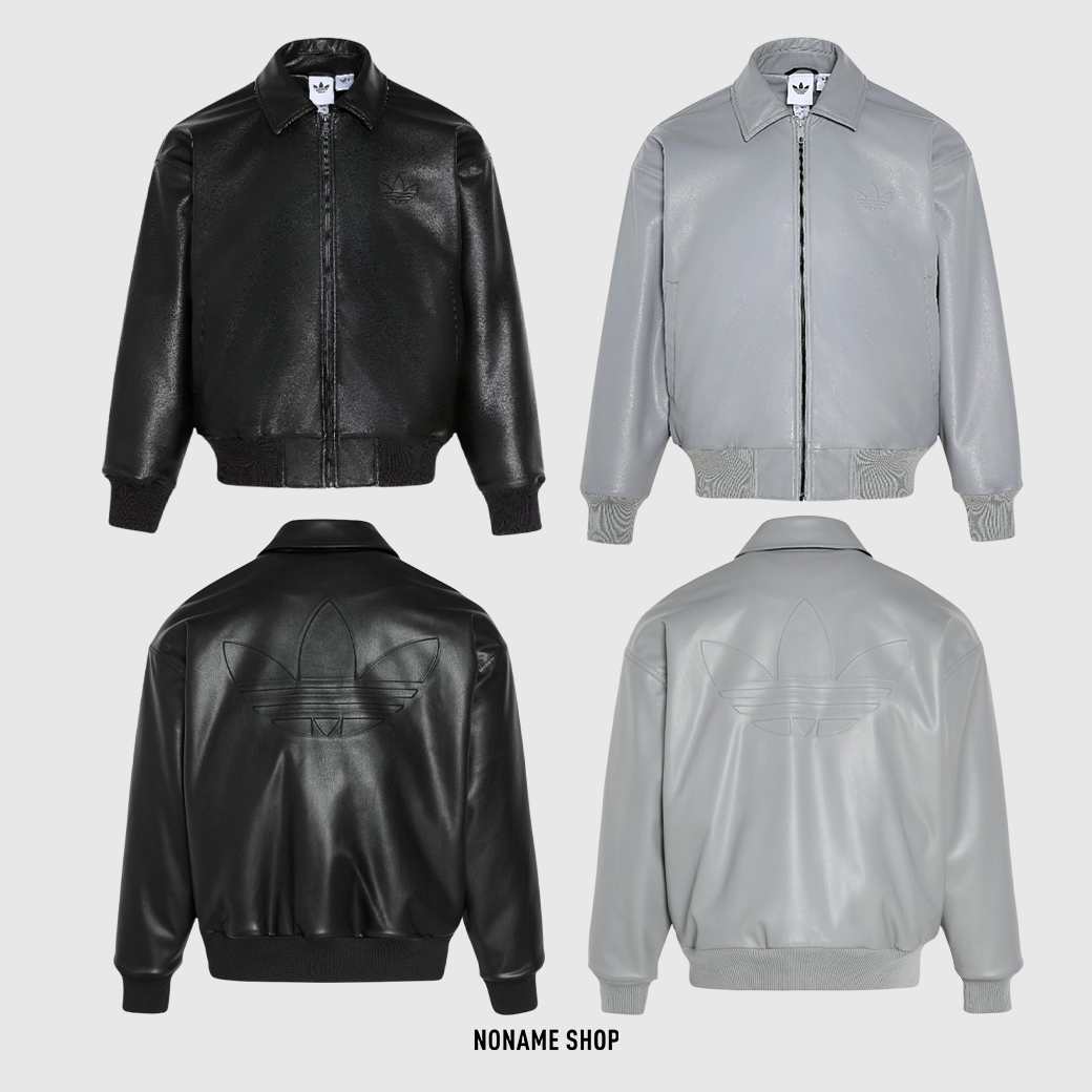 ADIDAS ORIGINALS SHERPA FW25 PU JACKET 皮革 加絨 防風 毛毛 保暖 外套 兩色 (男款)