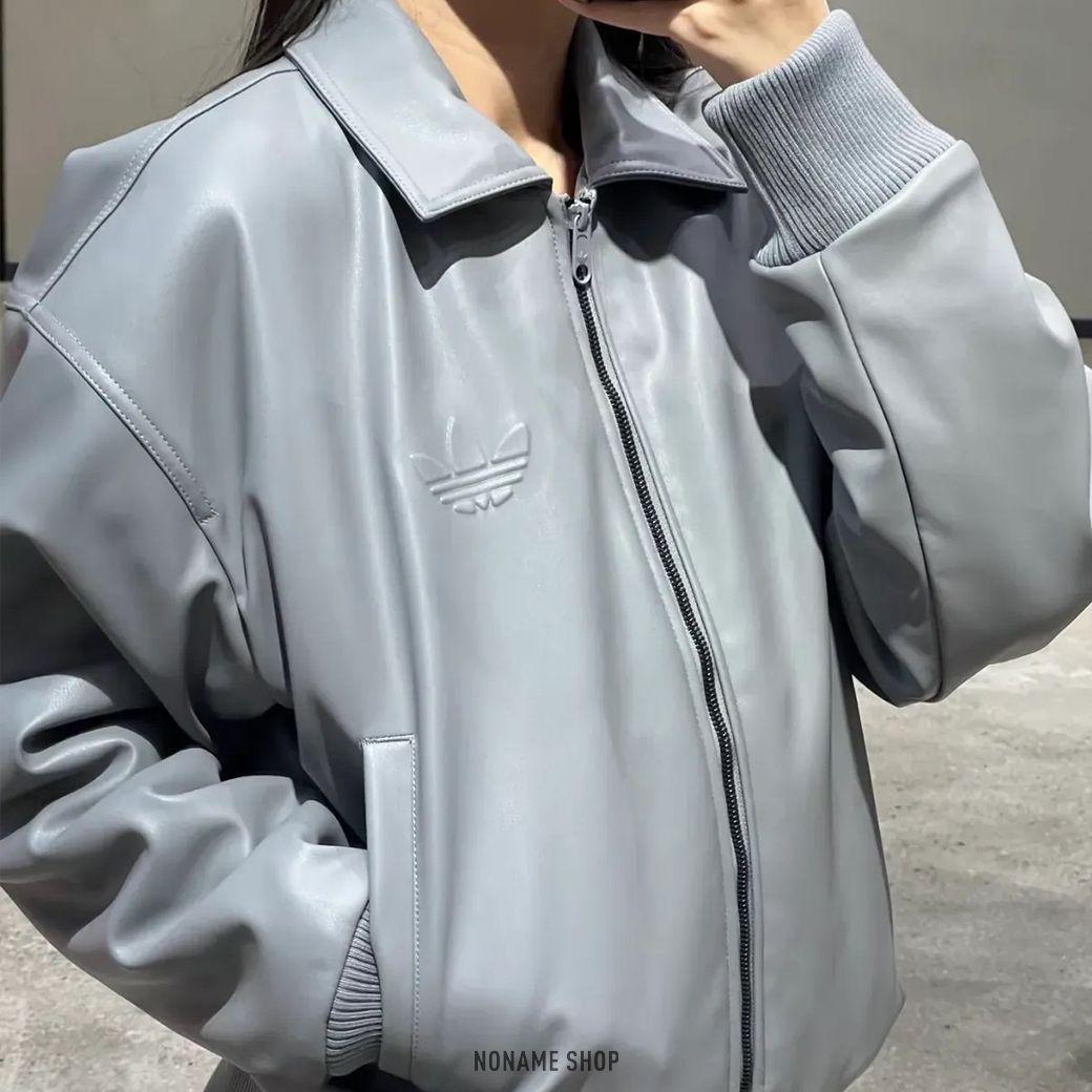 ADIDAS ORIGINALS SHERPA FW25 PU JACKET 皮革 加絨 防風 毛毛 保暖 外套 兩色 (男款)