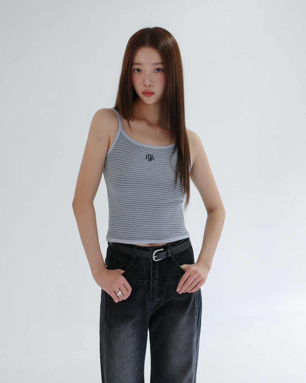 預訂｜MUAHMUAH STRIPE CONTRAST SLEEVELESS [4color]