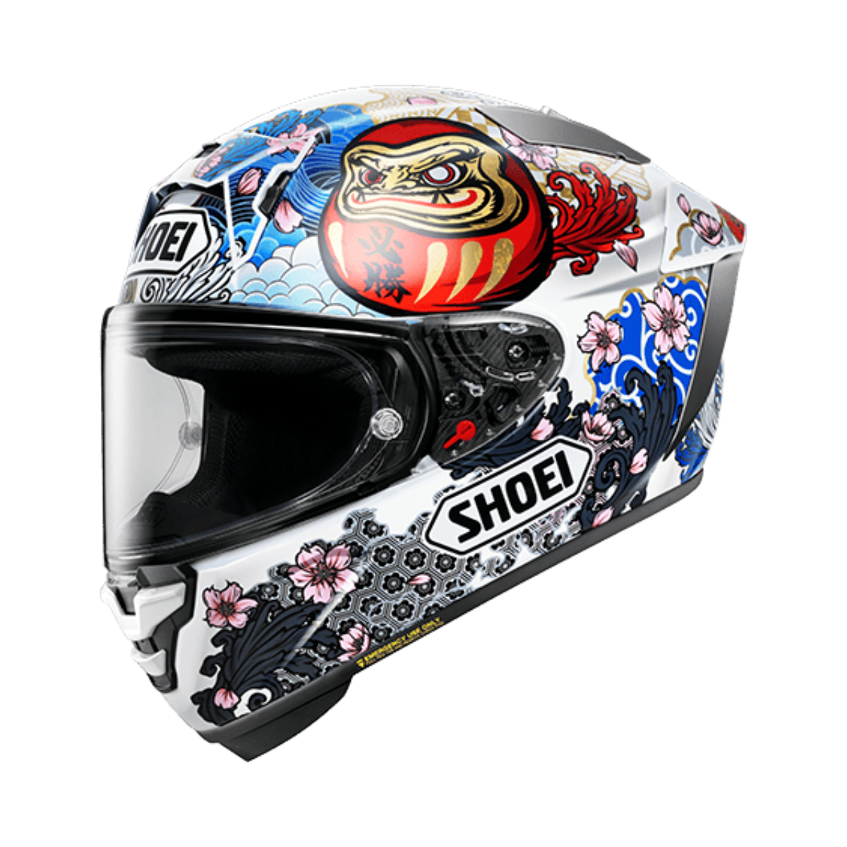 SHOEI】X-FIFTEEN (X-15) Marquez Motegi 6 白招財貓全罩安全帽