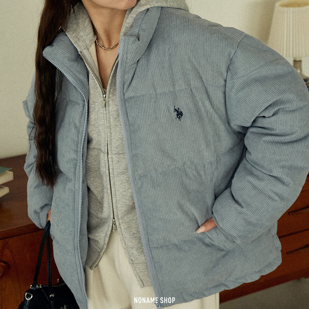 U.S. POLO ASSN. 小LOGO 燈芯絨 外套 三色 (女款)