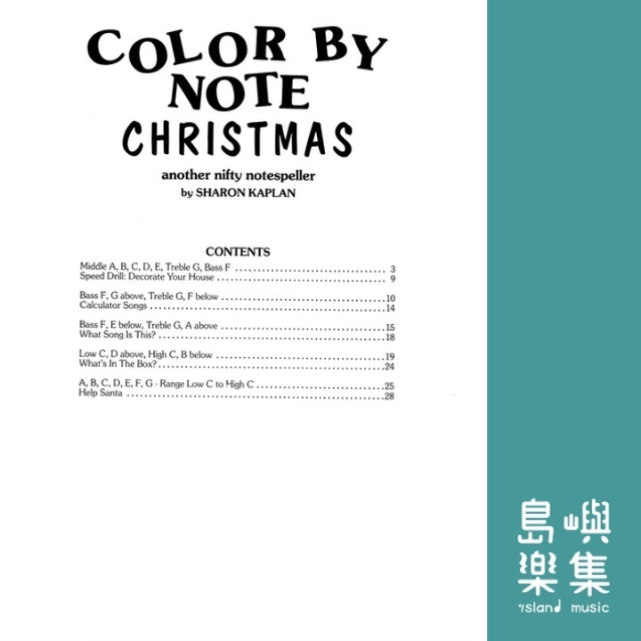 Color by Note Christmas