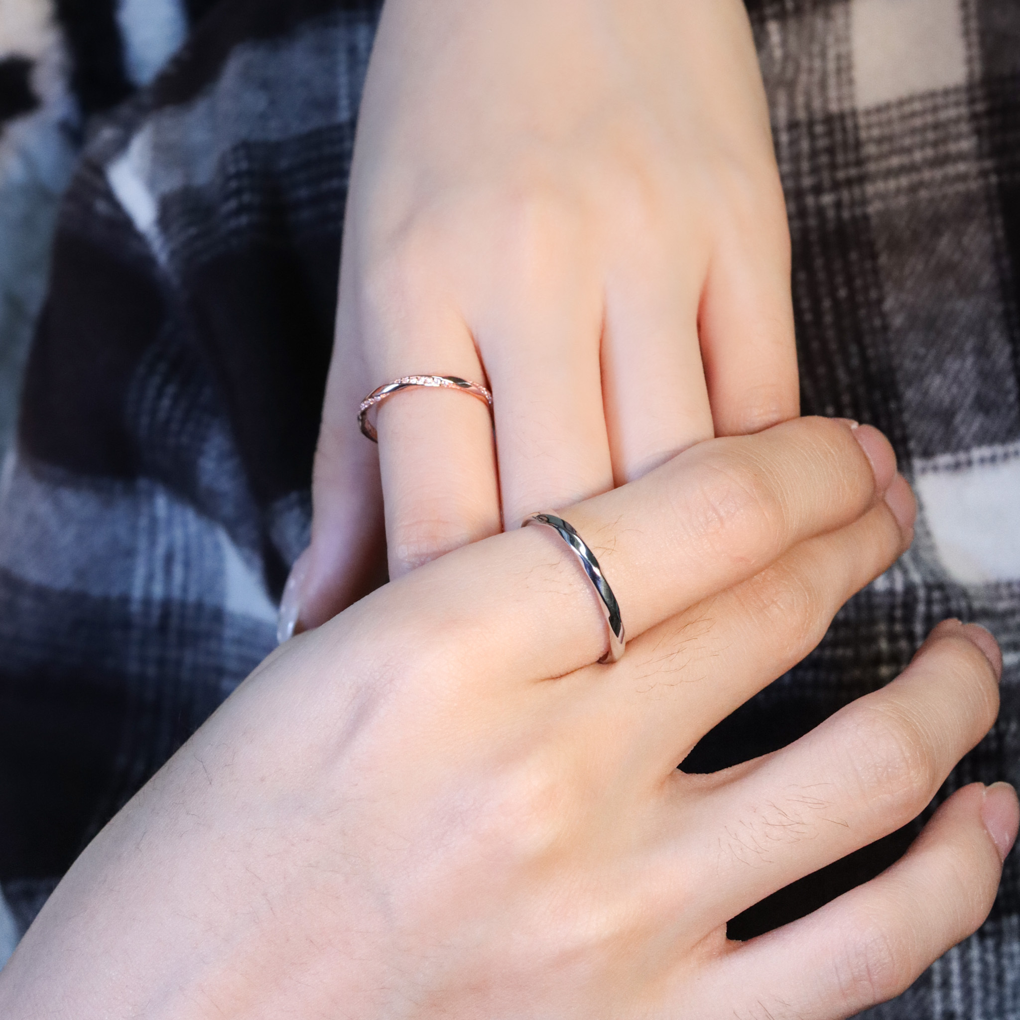 | 925純銀・ 白金・ 玫瑰金 | 轉身仍是你情侶戒指  | RI1001 |