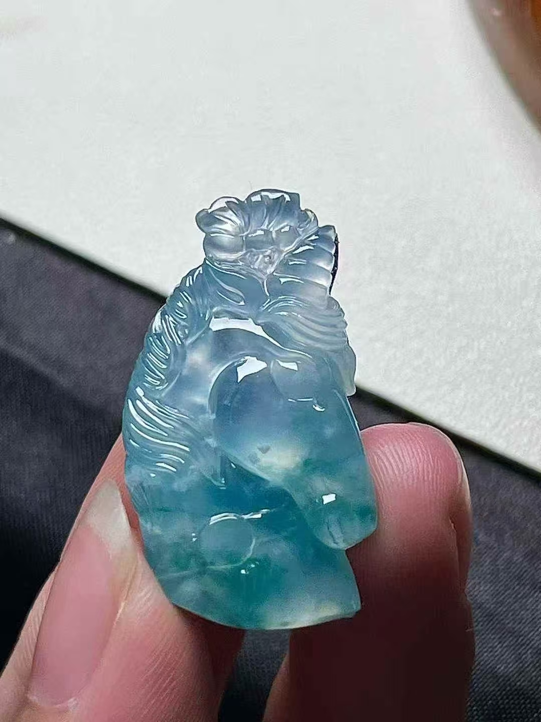 翡翠生肖馬,天然翡翠A玉, 緬甸玉, Jade, Jadeite