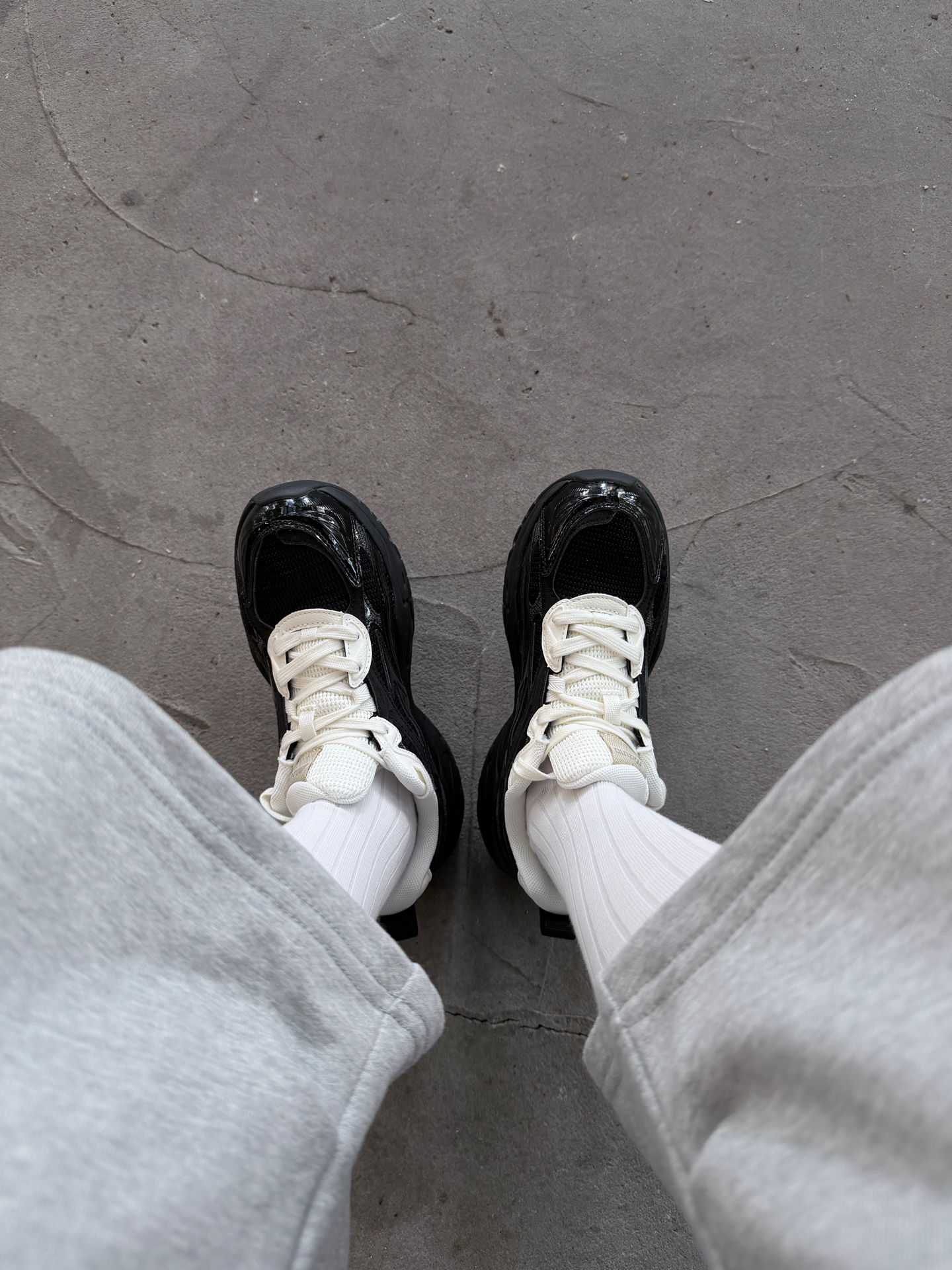 代購-Mizuno TRAINER 2K V2  漆皮撞色厚底增高減震 D1GH250402