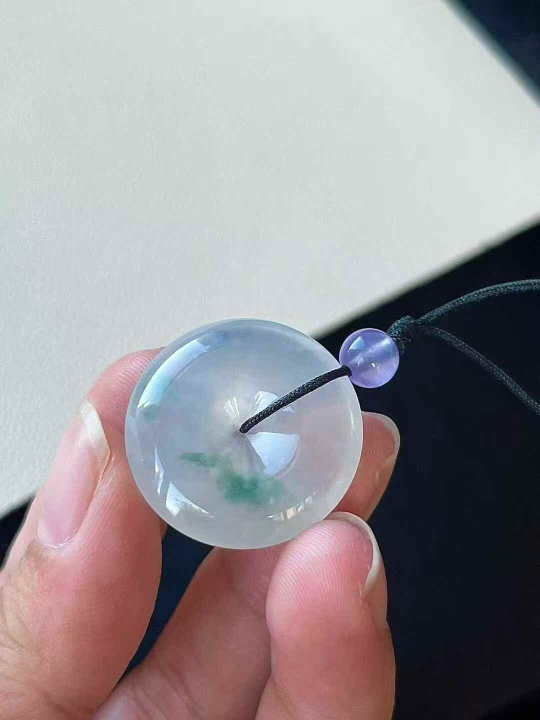 1218323 翡翠平安扣 (24.7mm直徑)