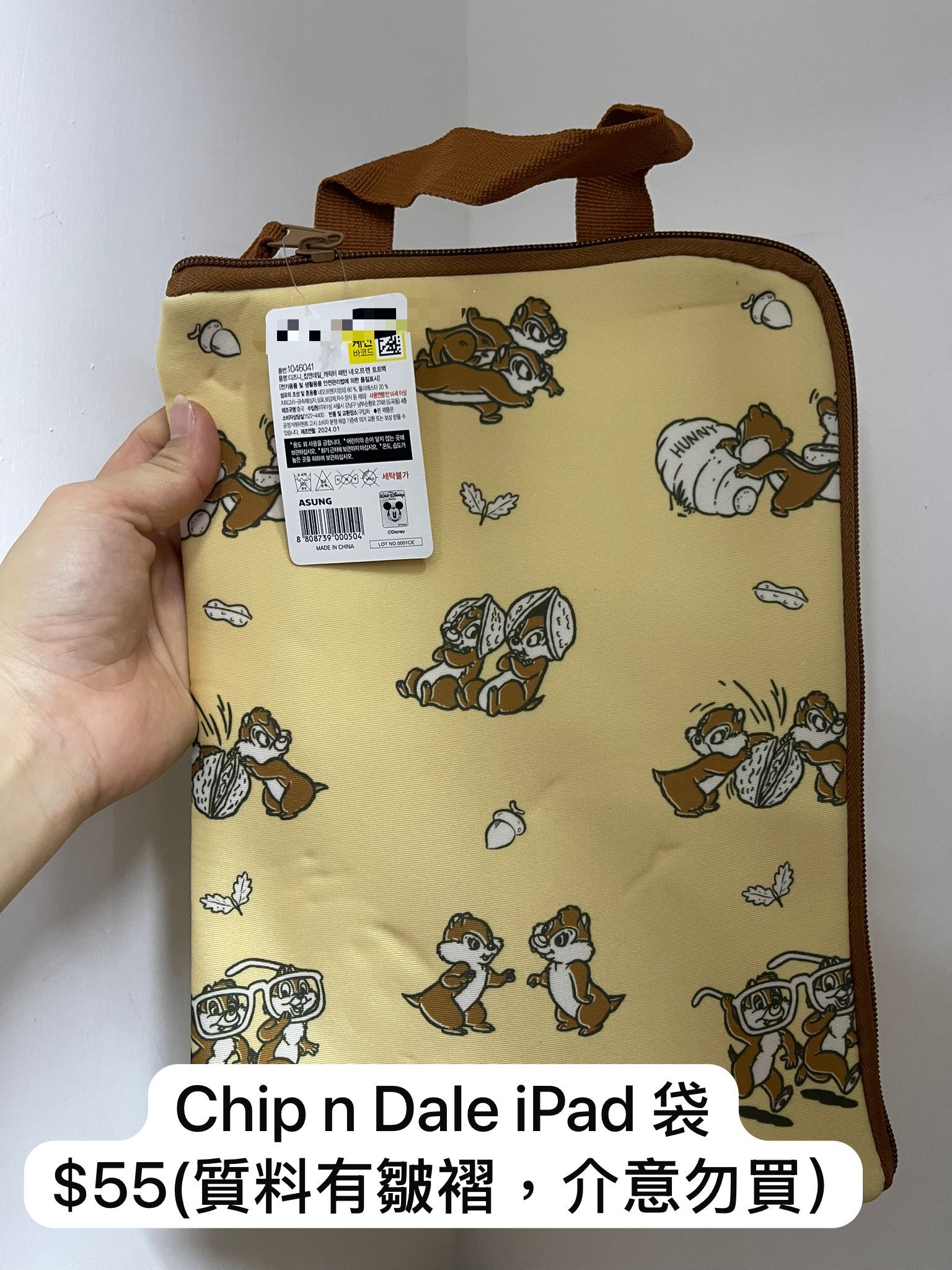 Chip n dale iPad 袋
