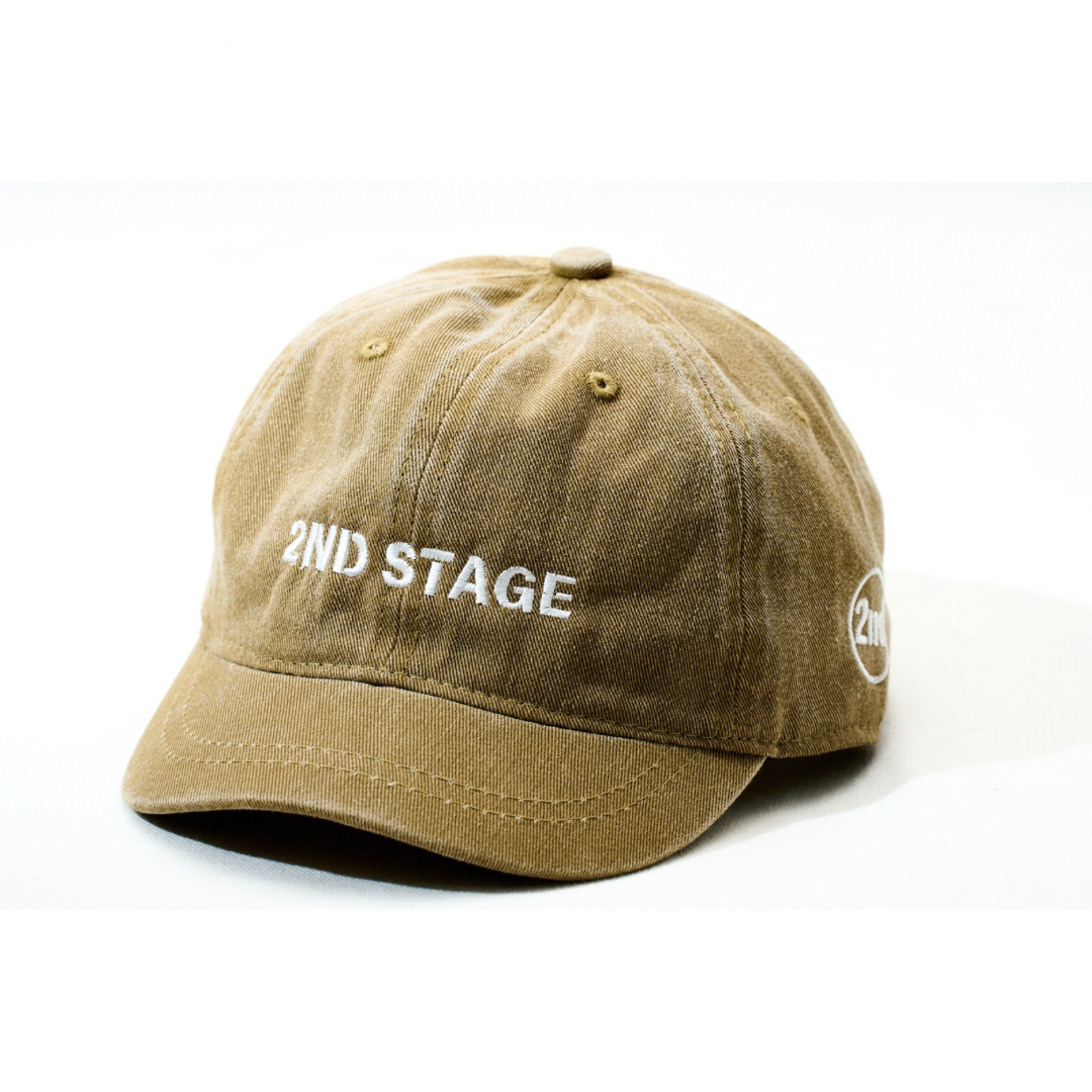 2nd Stage WASHED CAP (WASHED KHAKI  洗水卡其）