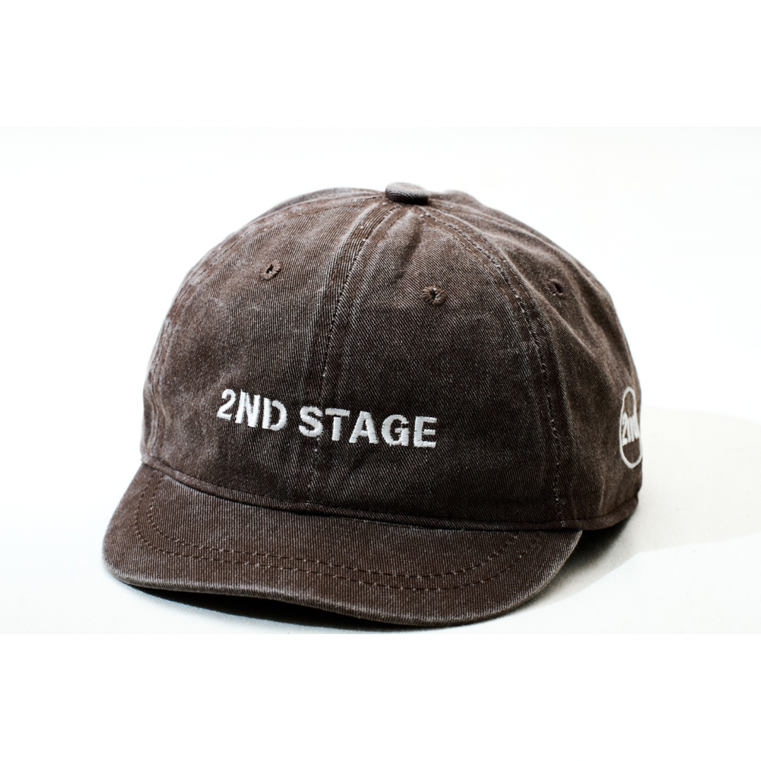 2nd Stage WASHED CAP (WASHED BROWN  洗水啡）