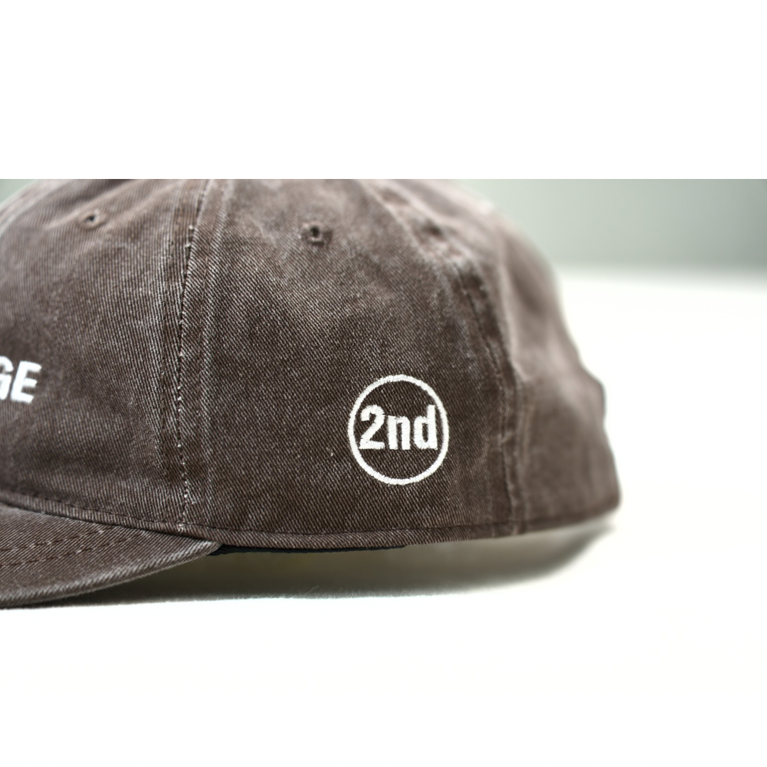 2nd Stage WASHED CAP (WASHED BROWN  洗水啡）