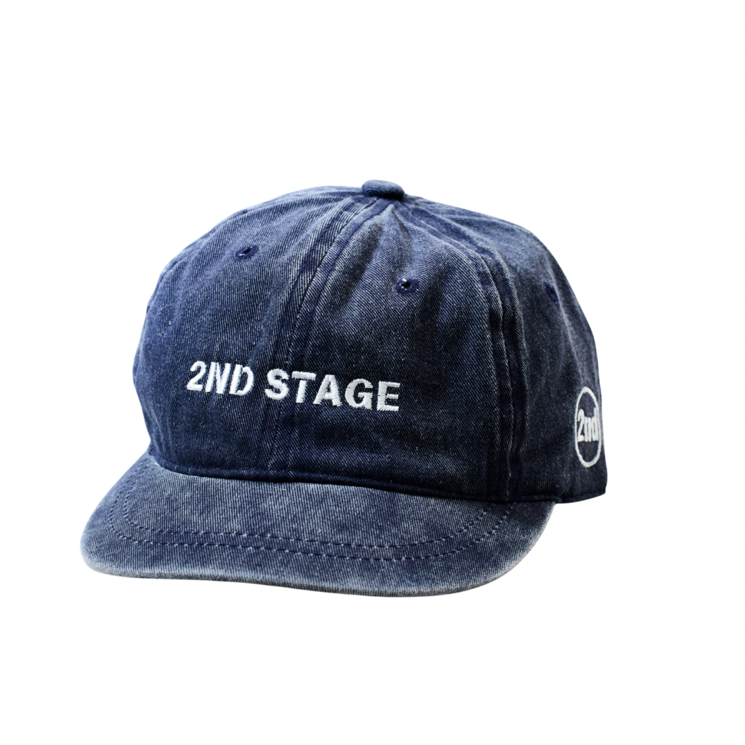 2nd Stage WASHED CAP (WASHED NAVY  洗水藍）