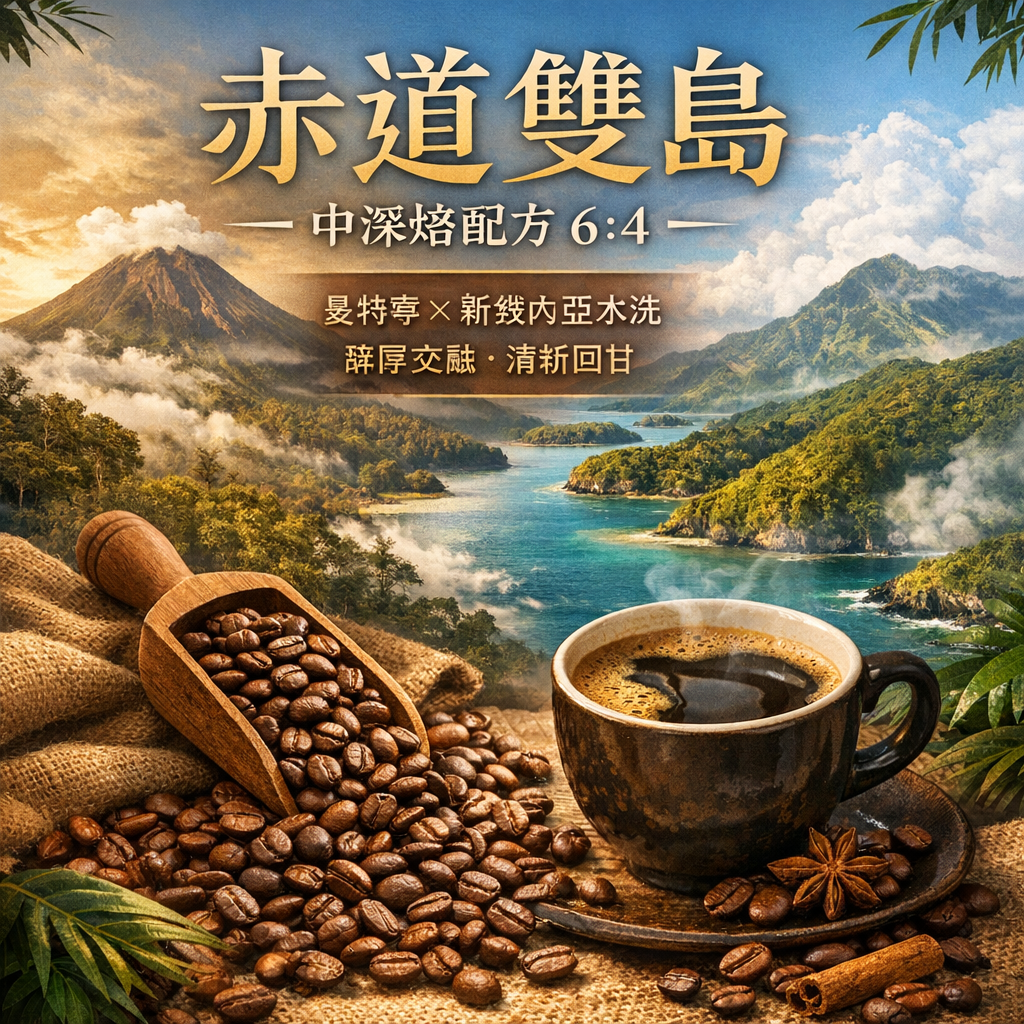 赤道雙島｜中深焙配方 6:4（買一送一）