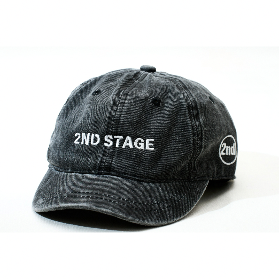 2nd Stage WASHED CAP (WASHED BLACK  洗水黑）