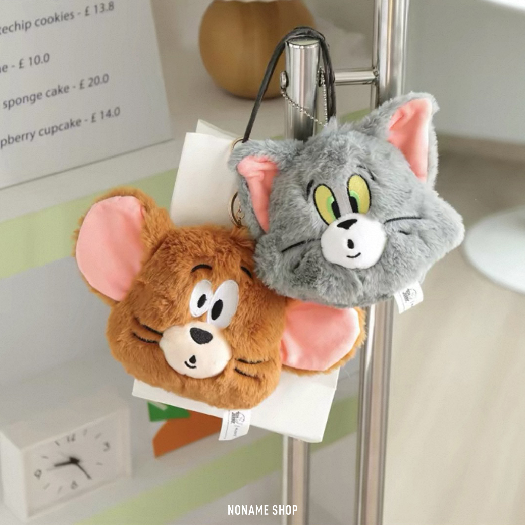 TOM & JERRY 湯姆貓與傑利鼠 毛絨 零錢包 耳機包 吊飾 五款