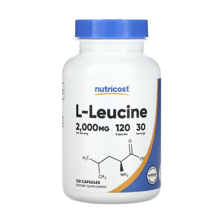 Nutricost, L-Leucine, 120 Capsules (500 mg per Capsule)