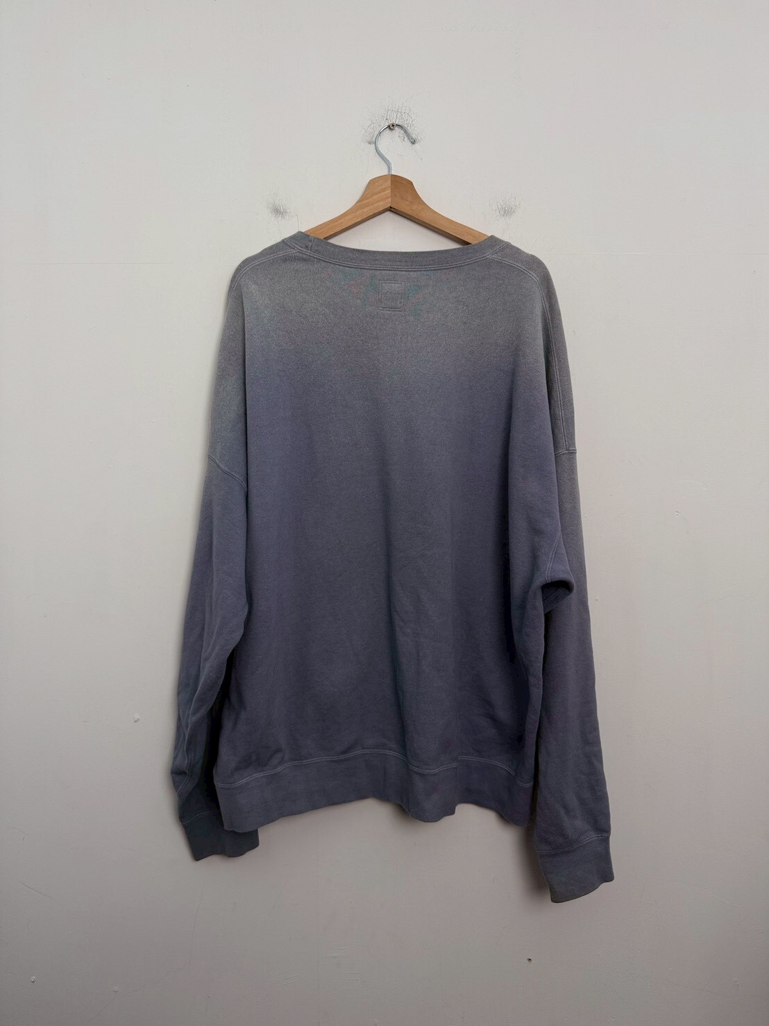 VISVIM AMPLUS SB SWEAT L/S DMGD SIZE 5