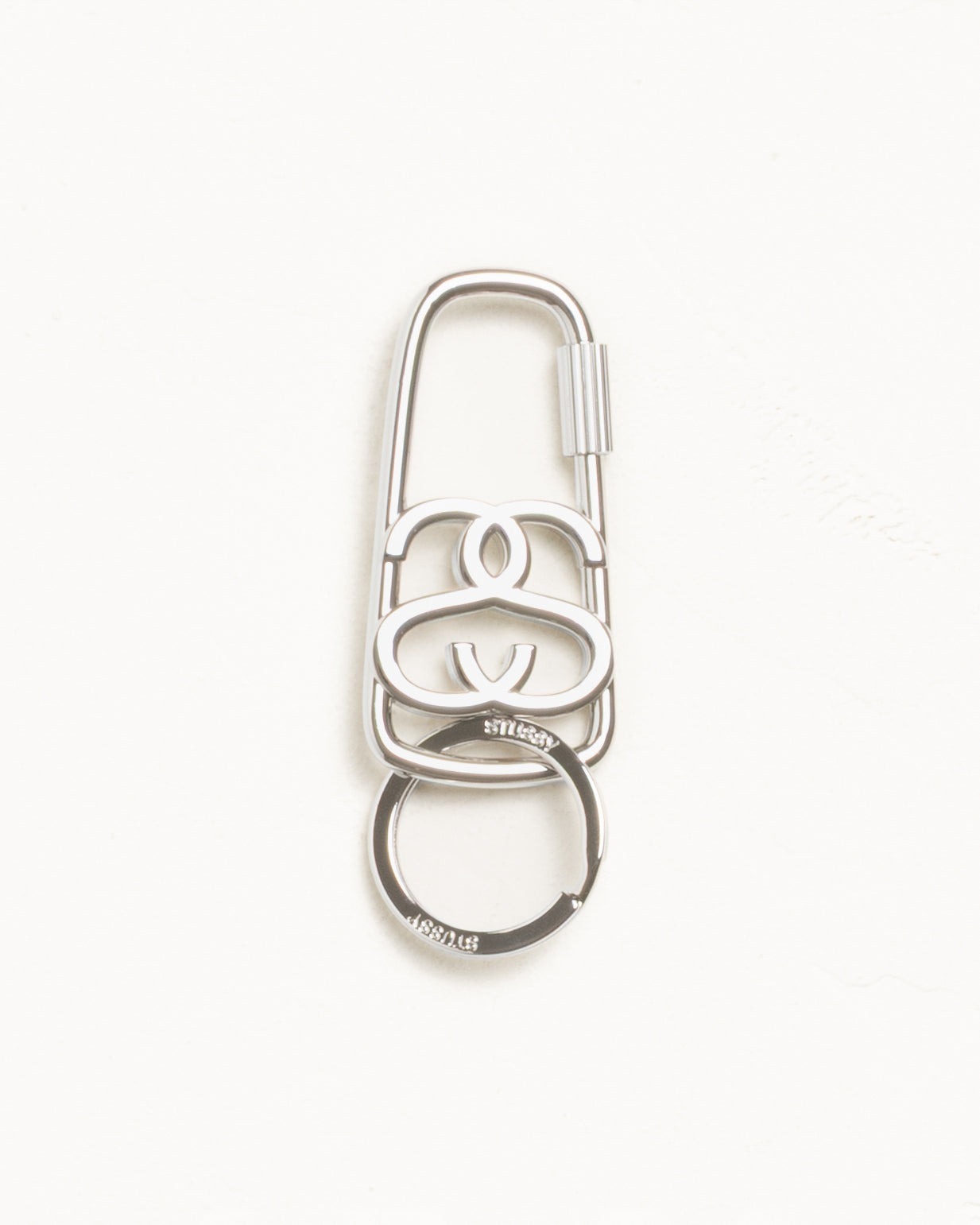 2025AW STUSSY SS LINK TWIST CARABINER 雙S 鑰匙圈 鑰匙扣 扣環 掛勾 現貨 138960