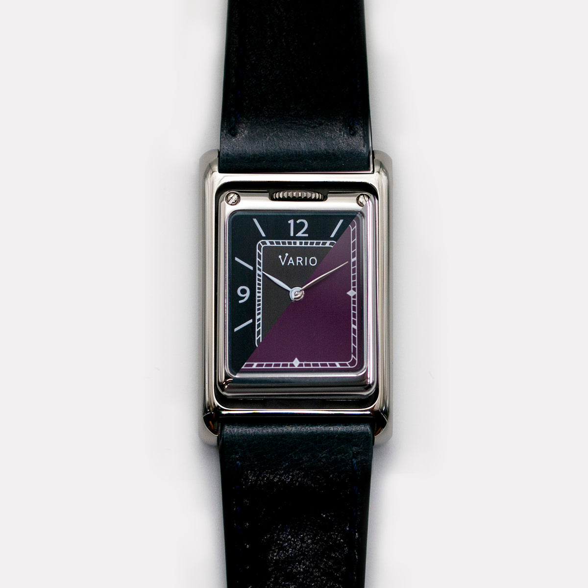 VERSA Reversible Dual Time Gunmetal-Purple