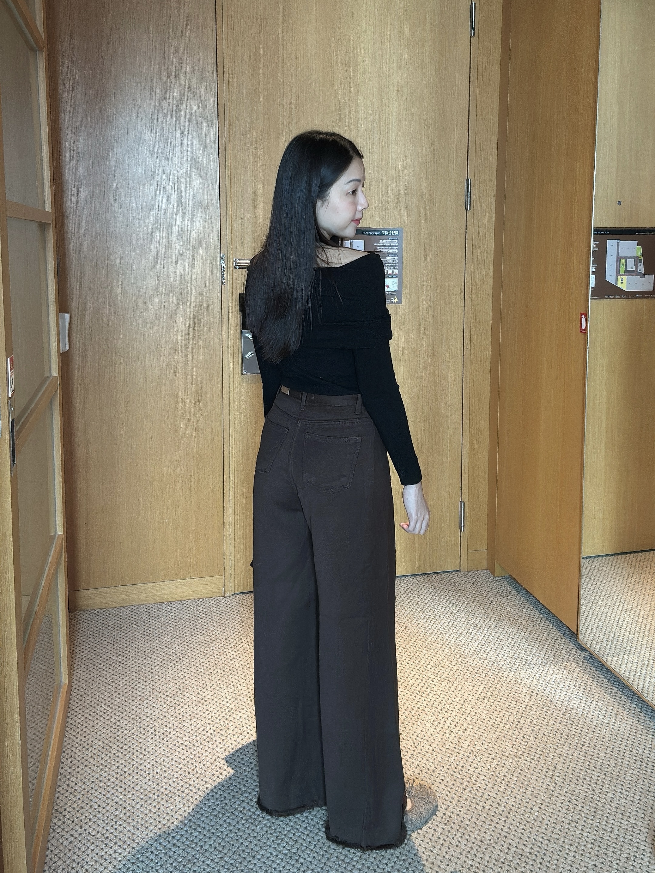 Q39 軟牛仔長腿褲S/M（咖/白/深藍）