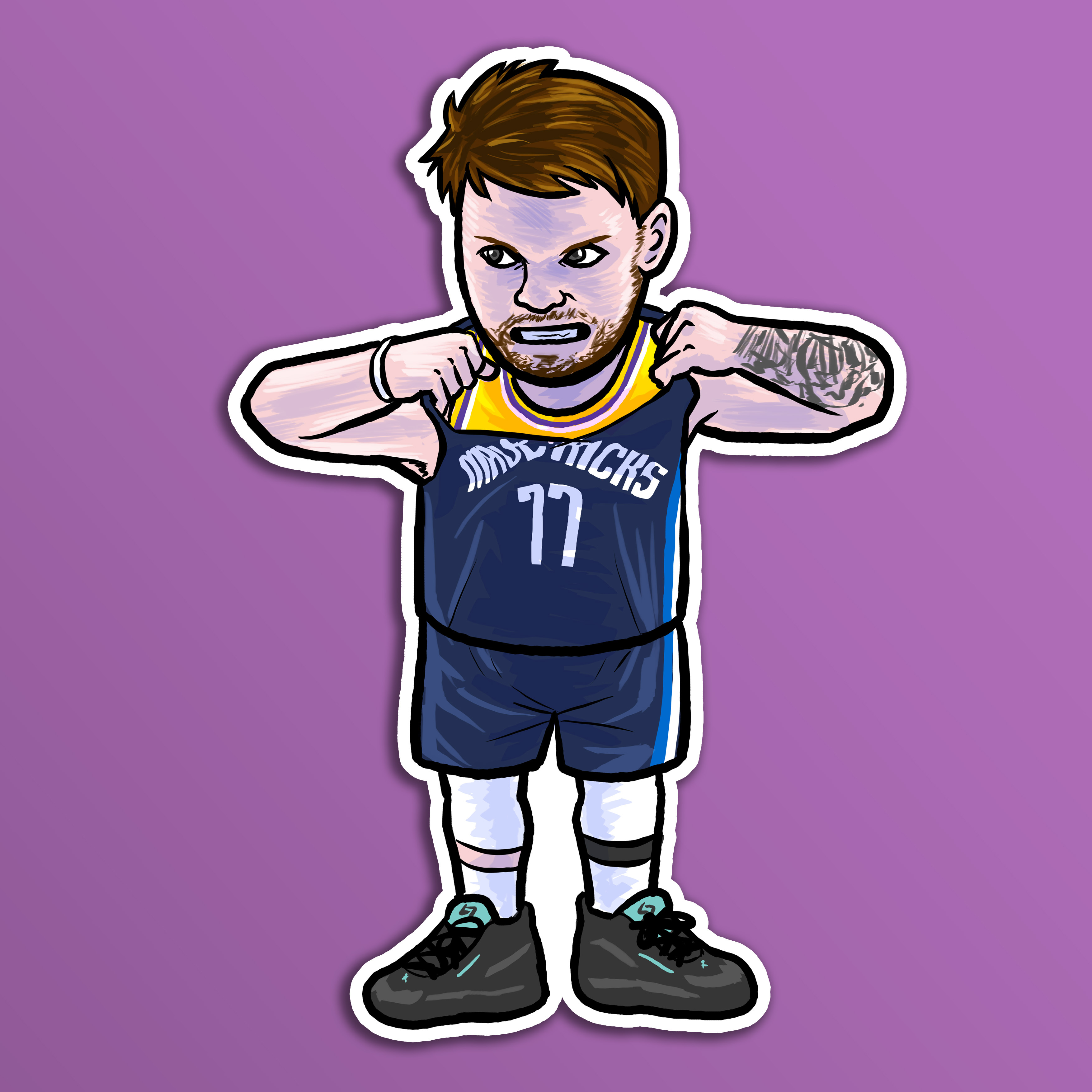 Luka Doncic 2025貼紙