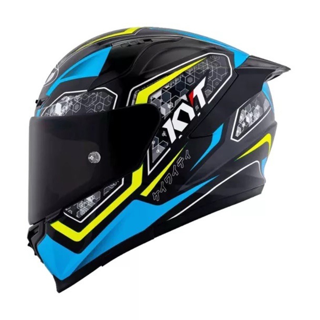 KYT STRIKER #1 黑藍 全罩帽款 選手彩繪