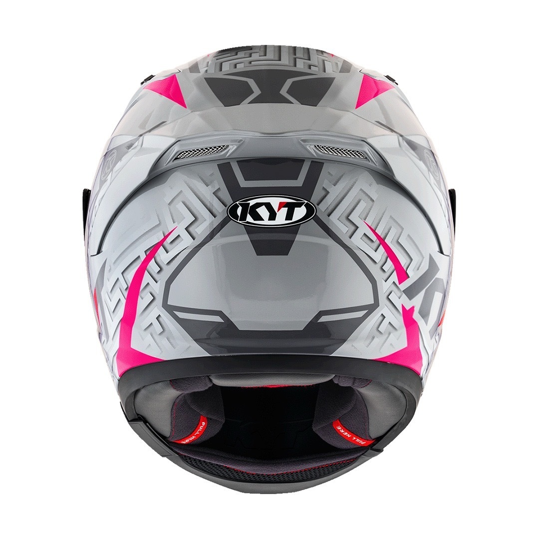 KYT STRIKER #2 灰桃 全罩帽款 選手彩繪