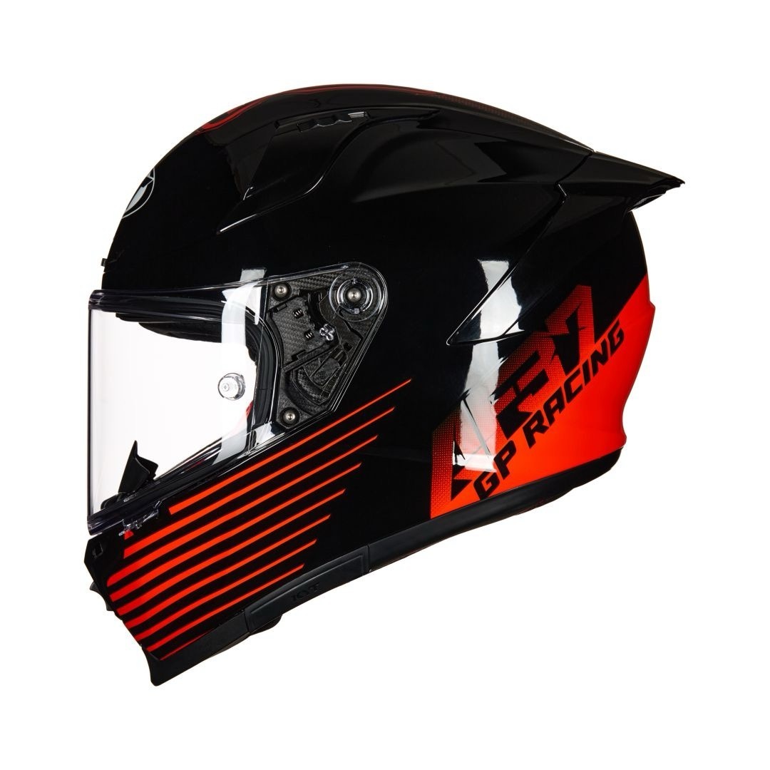 KYT STRIKER AF37 黑紅 全罩帽款 選手彩繪