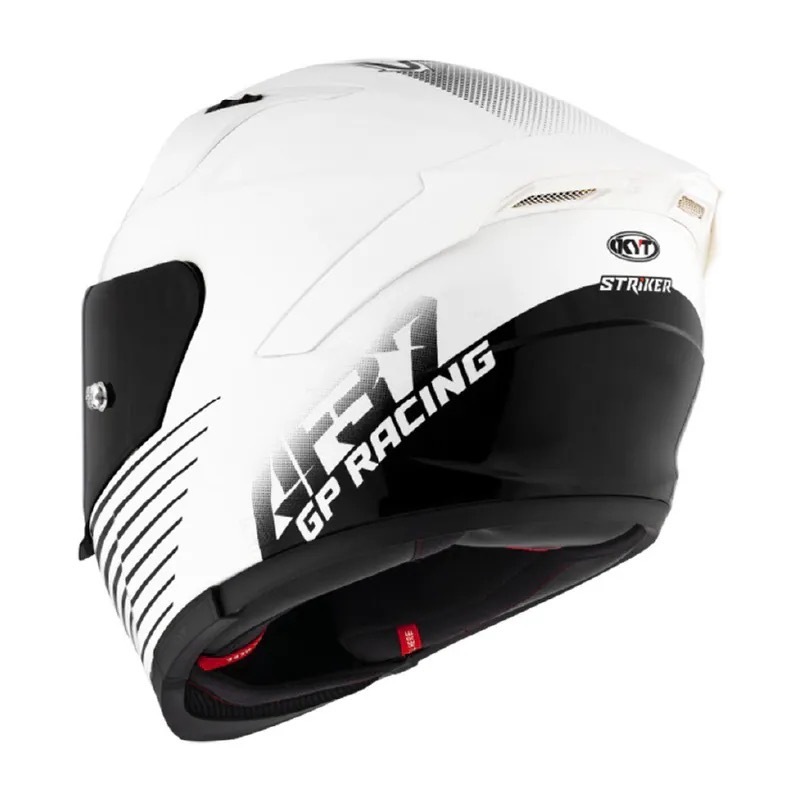 KYT STRIKER AF37 黑白 全罩帽款 選手彩繪