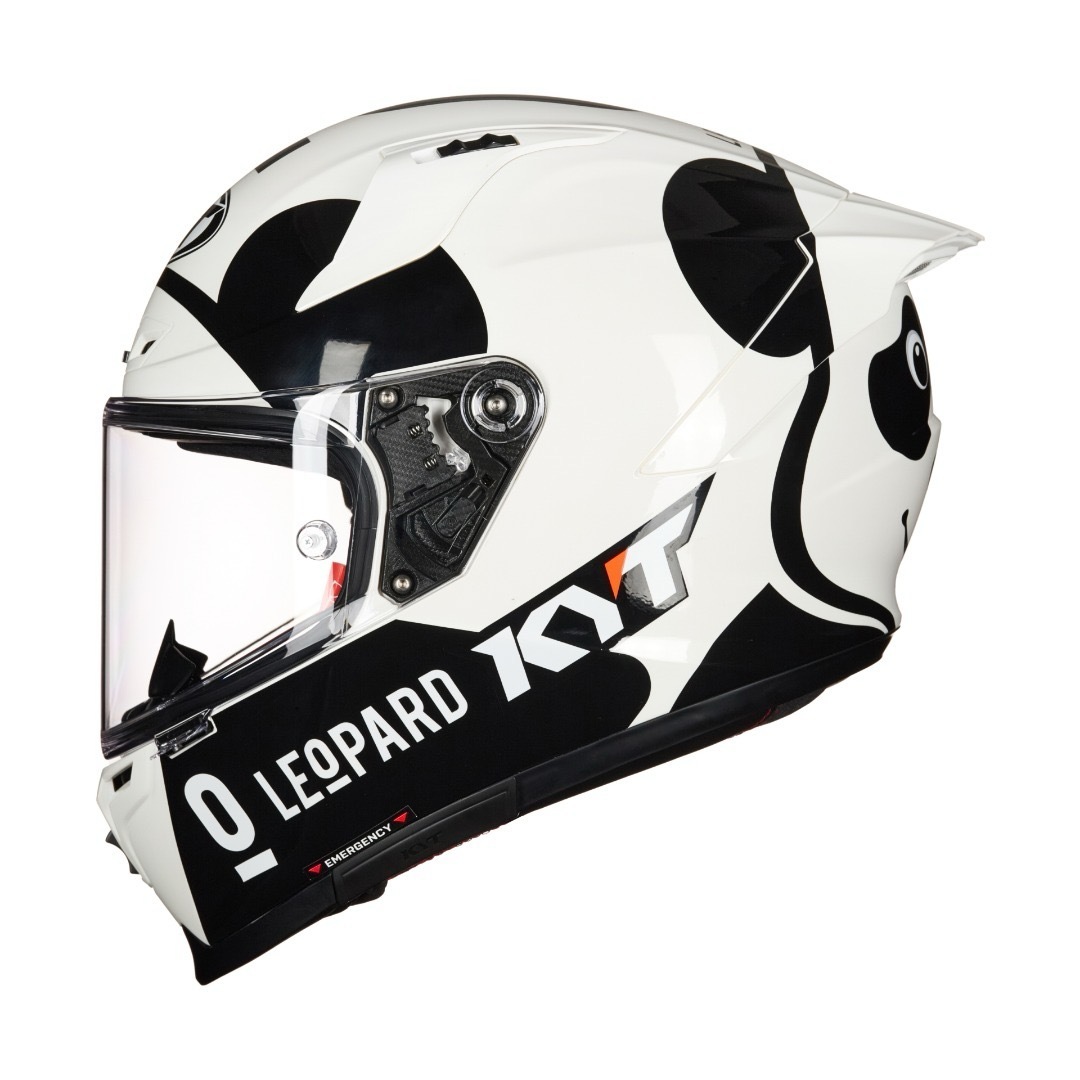 KYT STRIKER 黑白熊貓 全罩帽款 選手彩繪