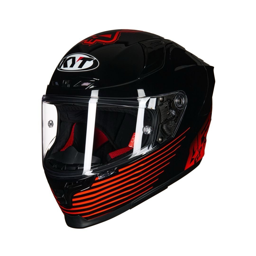 KYT STRIKER AF37 黑紅 全罩帽款 選手彩繪