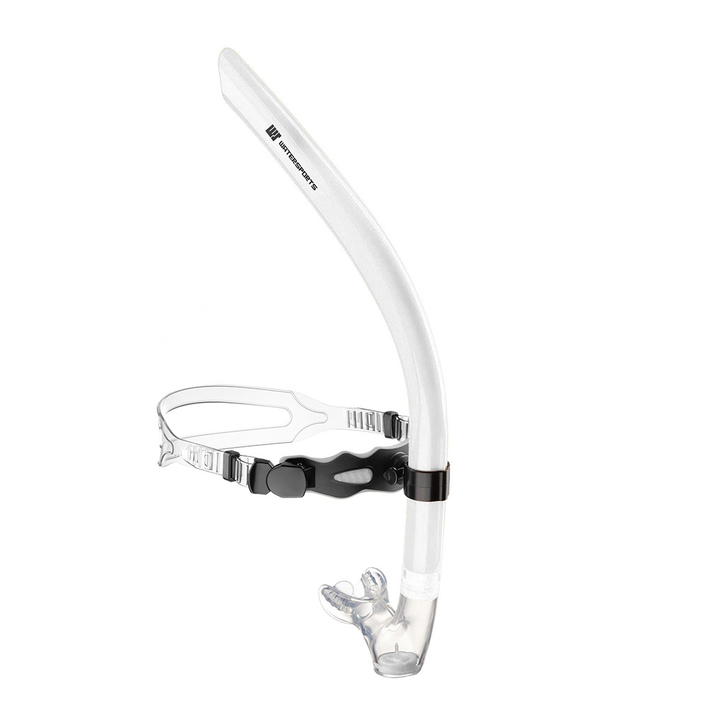 中性游泳訓練中置呼吸管 - 白