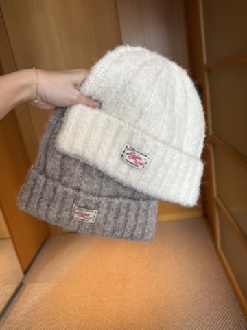 Q34 毛帽（燕麥/米白/黑/藍/咖/灰）