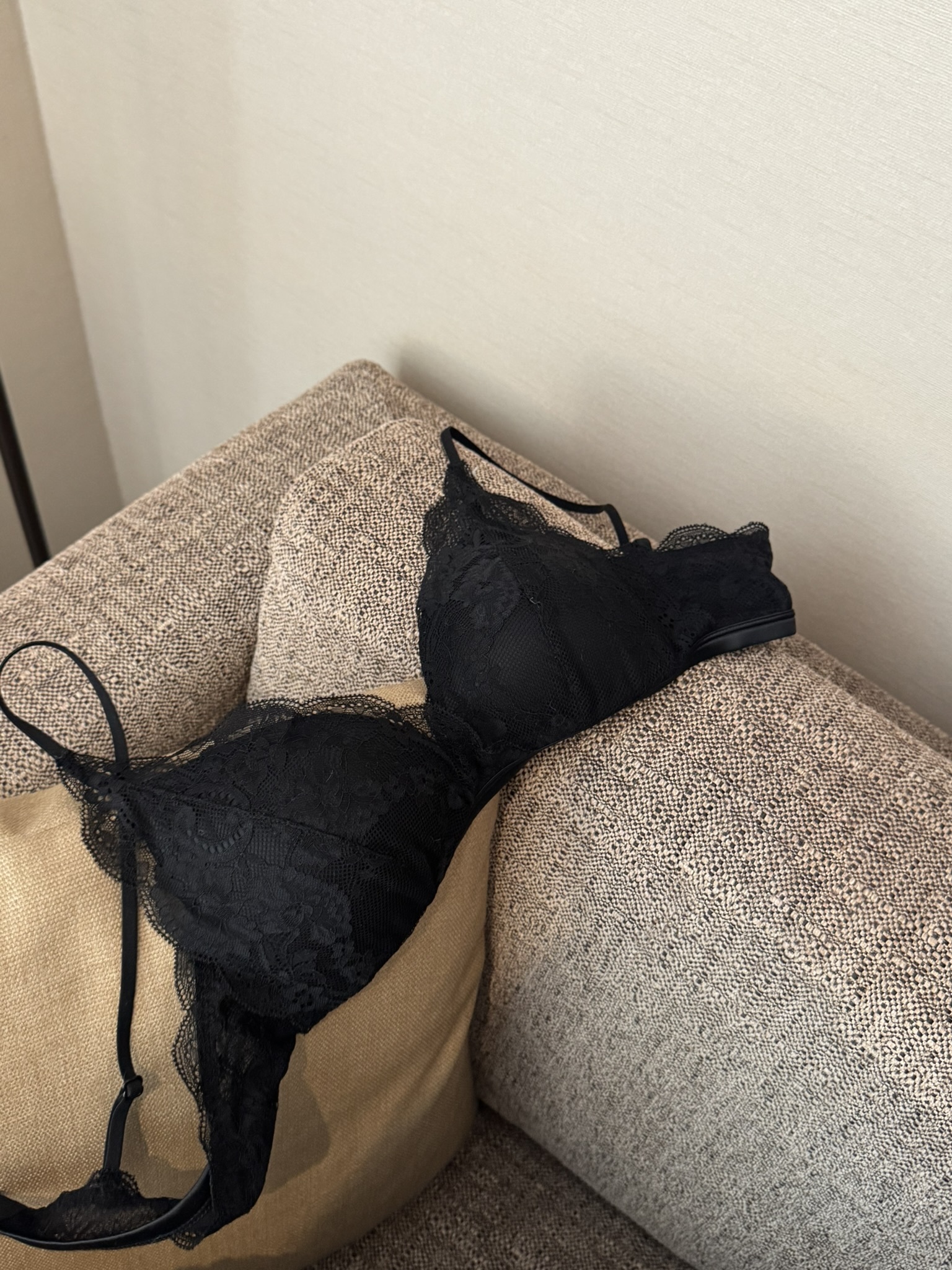 Q02 輕蕾絲內衣set (白/米/黑）