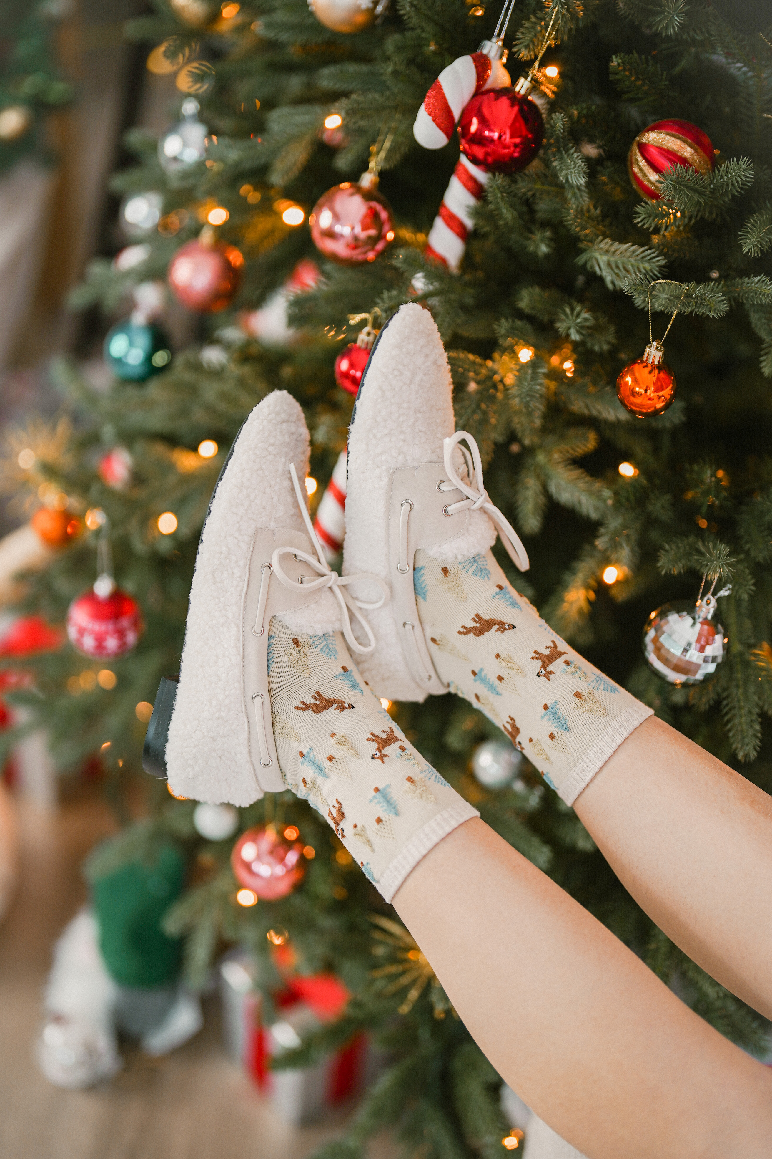 AC170 Deer Garden Socks