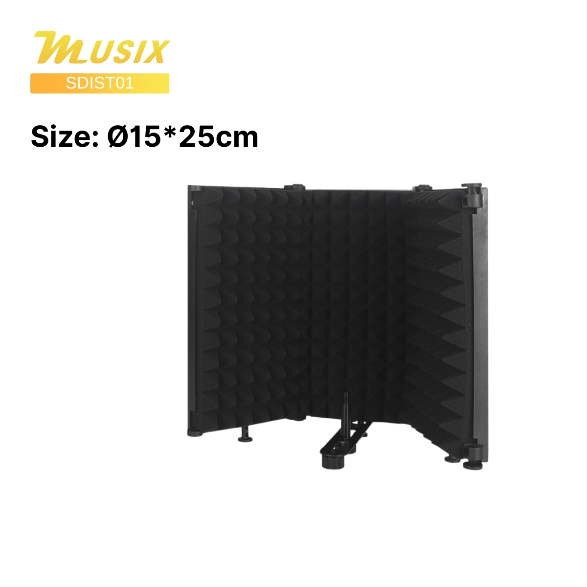 MUSIX SDIST01 家用3閘降噪錄音隔音屏(塑膠外殼)