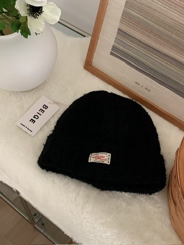 Q34 毛帽（燕麥/米白/黑/藍/咖/灰）