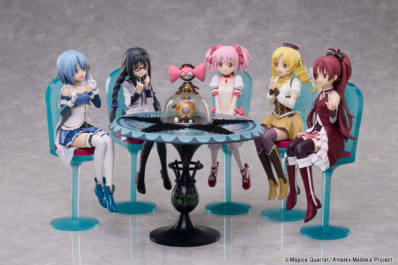 Nov Aniplex Puella Magi Madoka Magica The Movie -Rebellion- Tea Party Cake Song Ver. Non Scale Figure Complete Set