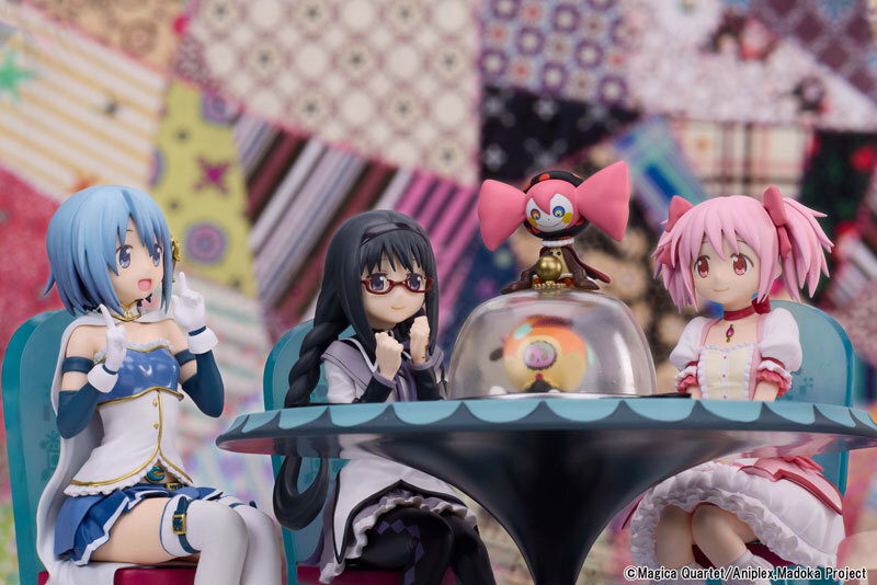 Nov Aniplex Puella Magi Madoka Magica The Movie -Rebellion- Tea Party Cake Song Ver. Non Scale Figure Complete Set